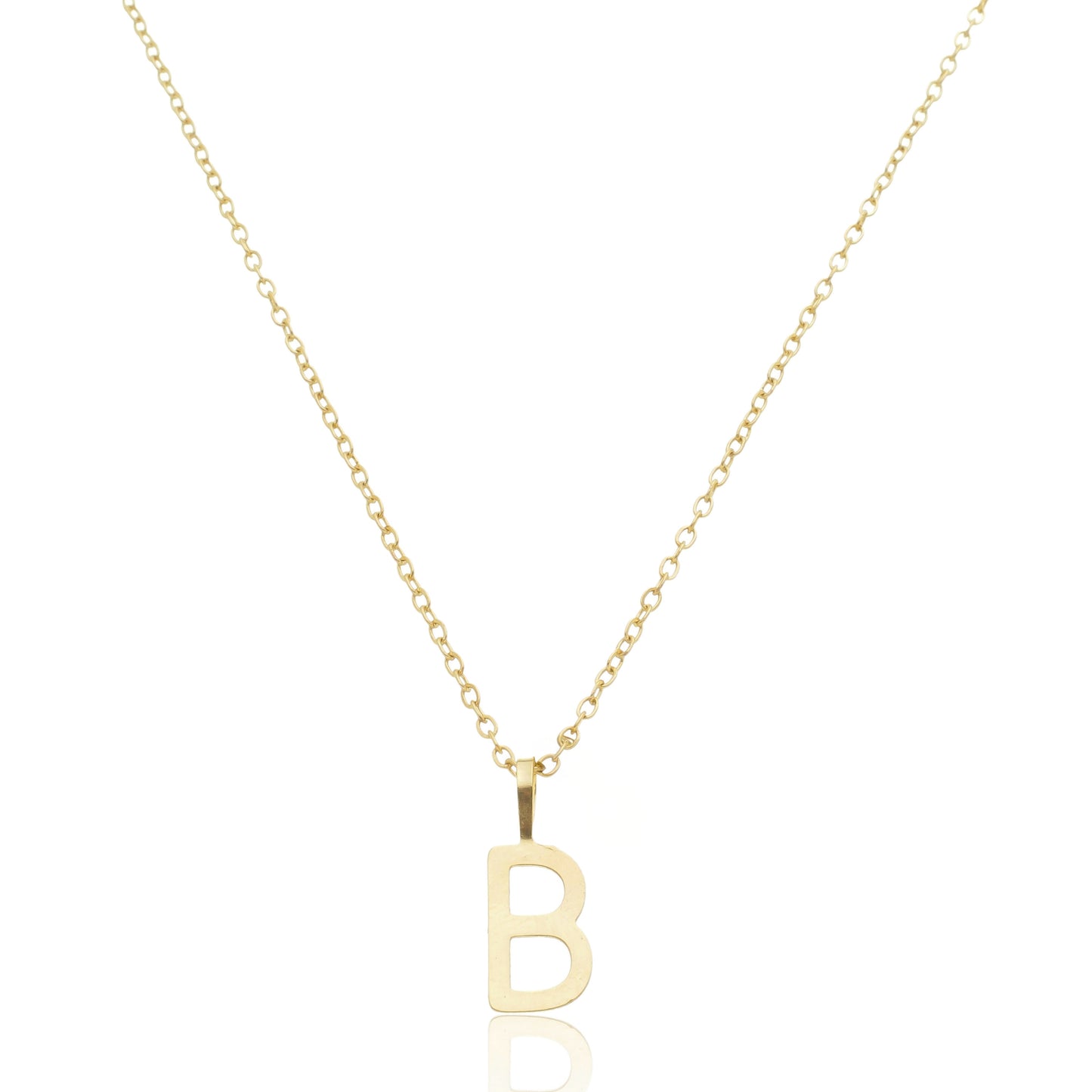 Colar Inicial Letra Banhado em Ouro 18k - Pague Apenas o Frete