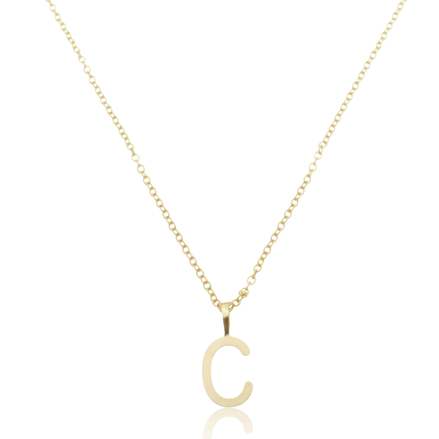 Colar Inicial Letra Banhado em Ouro 18k - Pague Apenas o Frete
