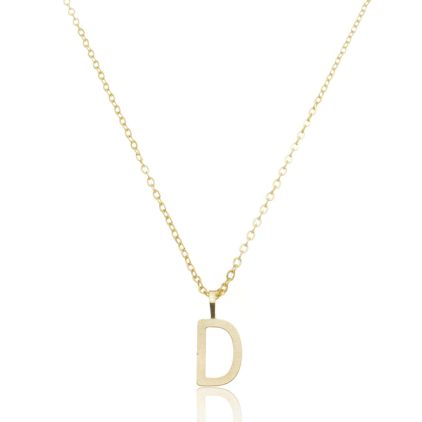 Colar Inicial Letra Banhado em Ouro 18k - Pague Apenas o Frete