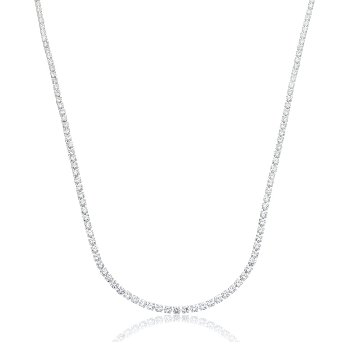 Colar Riviera 70cm Banhado em Ouro 18K