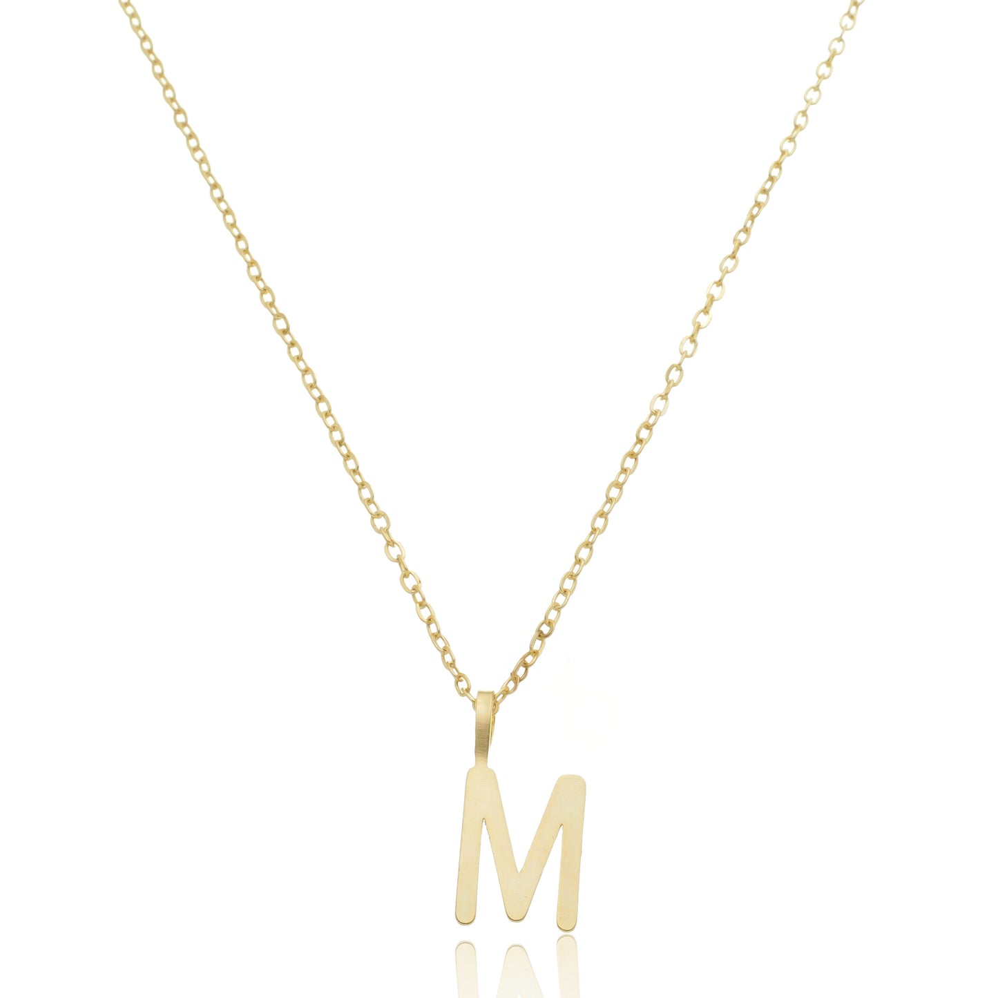 Colar Inicial Letra Banhado em Ouro 18k - Pague Apenas o Frete