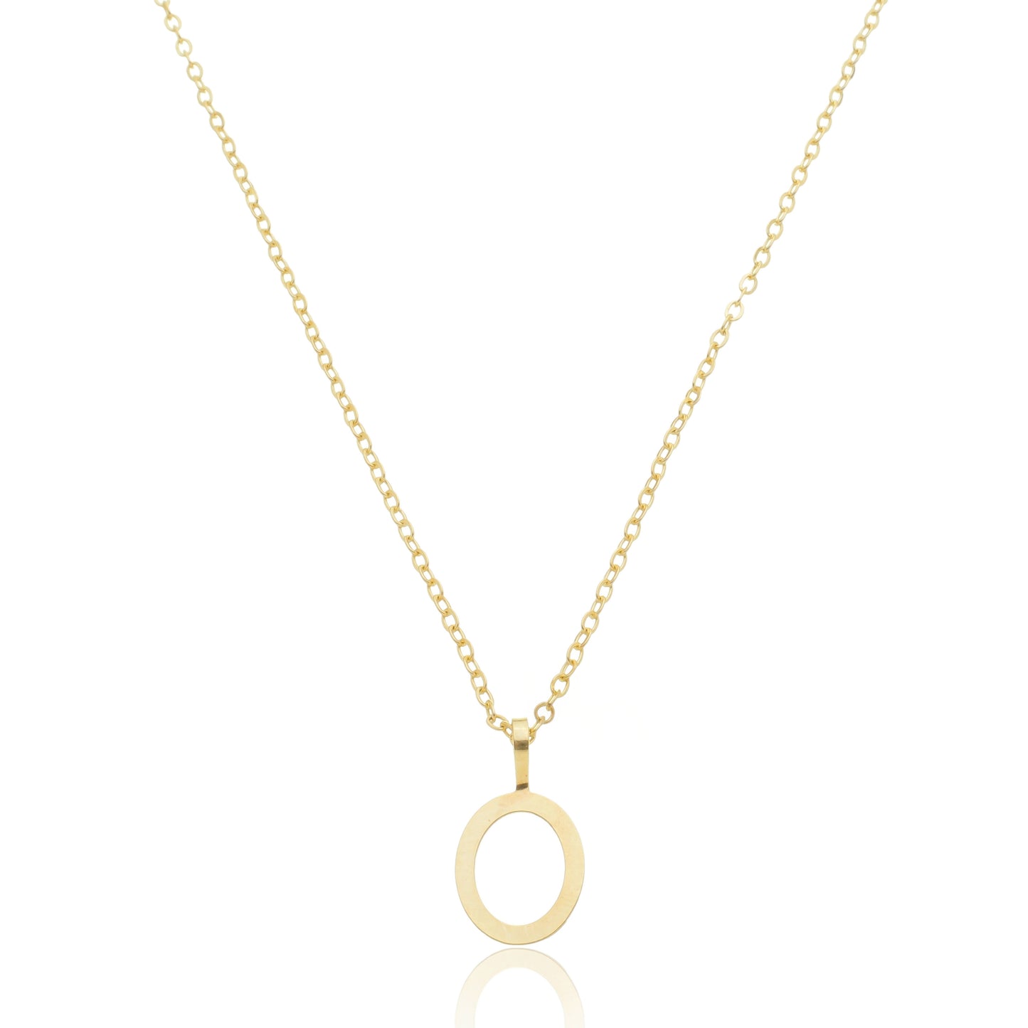 Colar Inicial Letra Banhado em Ouro 18k - Pague Apenas o Frete