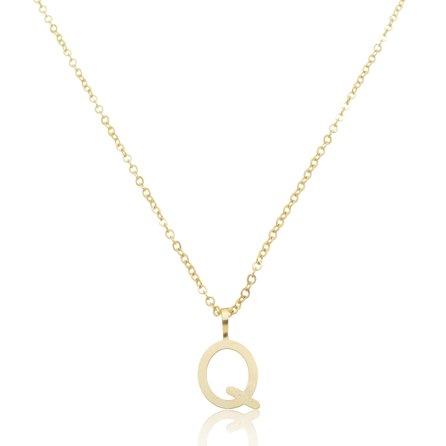 Colar Inicial Letra Banhado em Ouro 18k - Pague Apenas o Frete