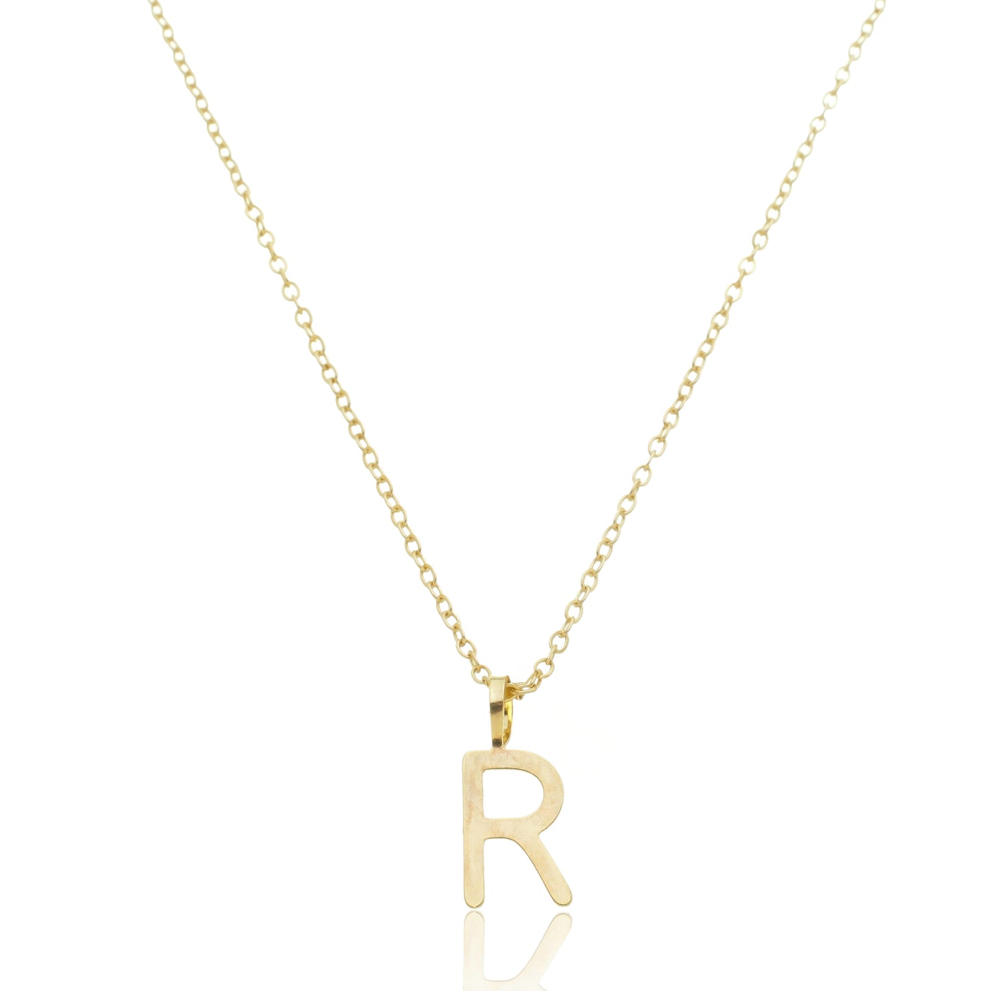 Colar Inicial Letra Banhado em Ouro 18k - Pague Apenas o Frete