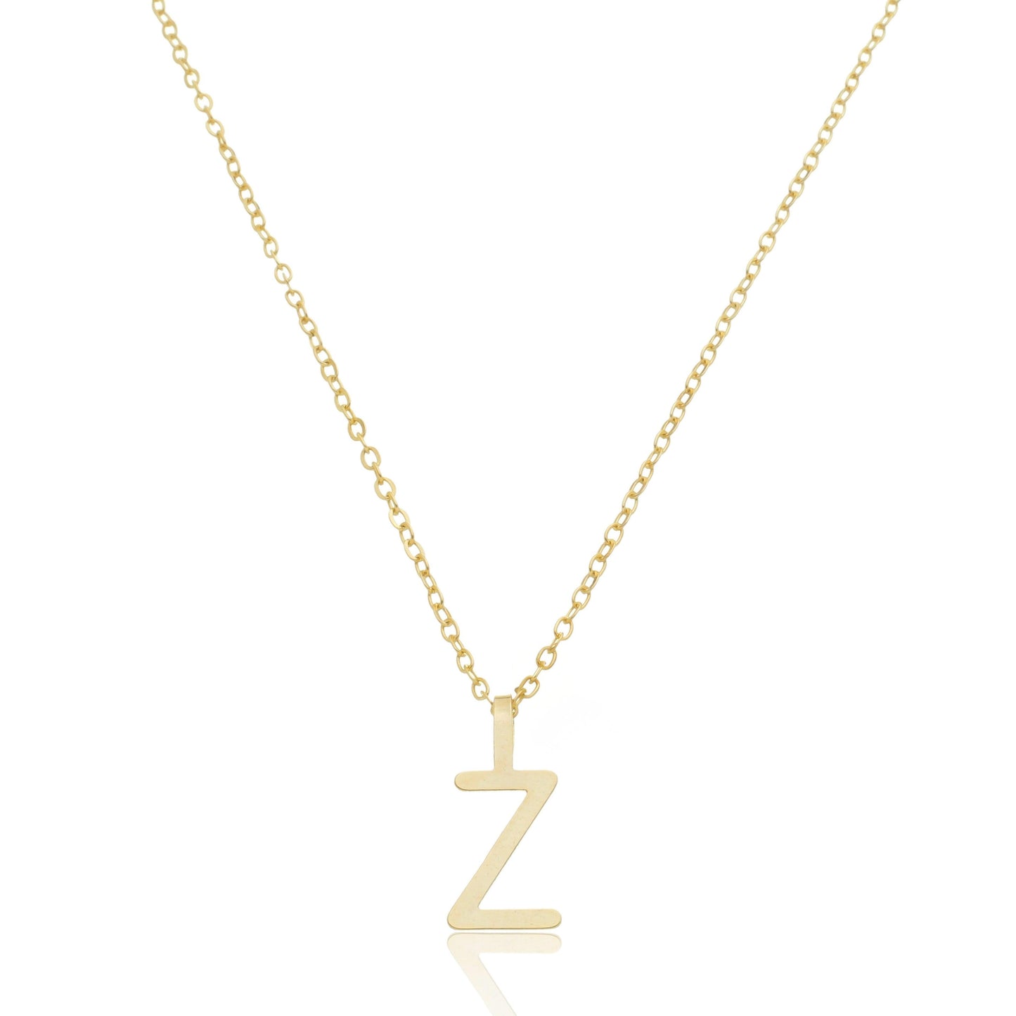 Colar Inicial Letra Banhado em Ouro 18k - Pague Apenas o Frete