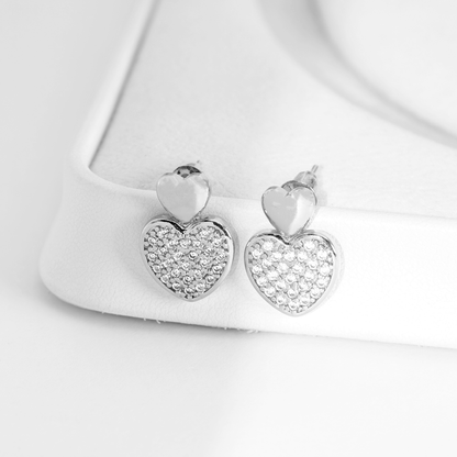 Brinco Amor Em Dobro Banhado