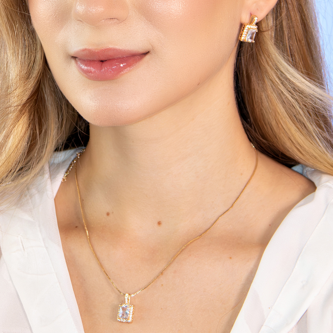 Conjunto Retangular De Zircônia