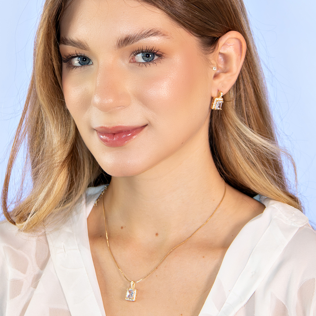 Conjunto Retangular De Zircônia