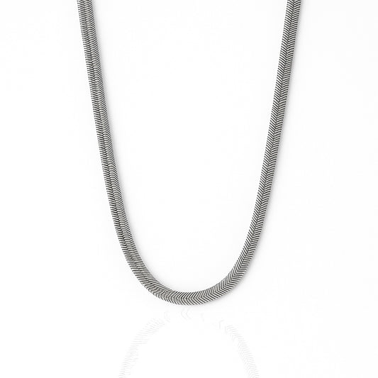 Colar Malha Snake Banhado