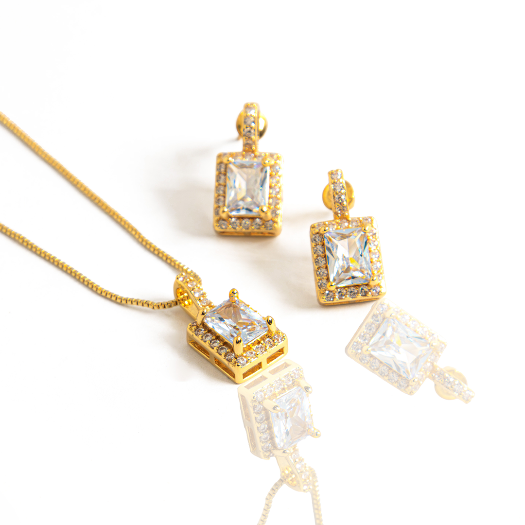 Conjunto Retangular De Zircônia