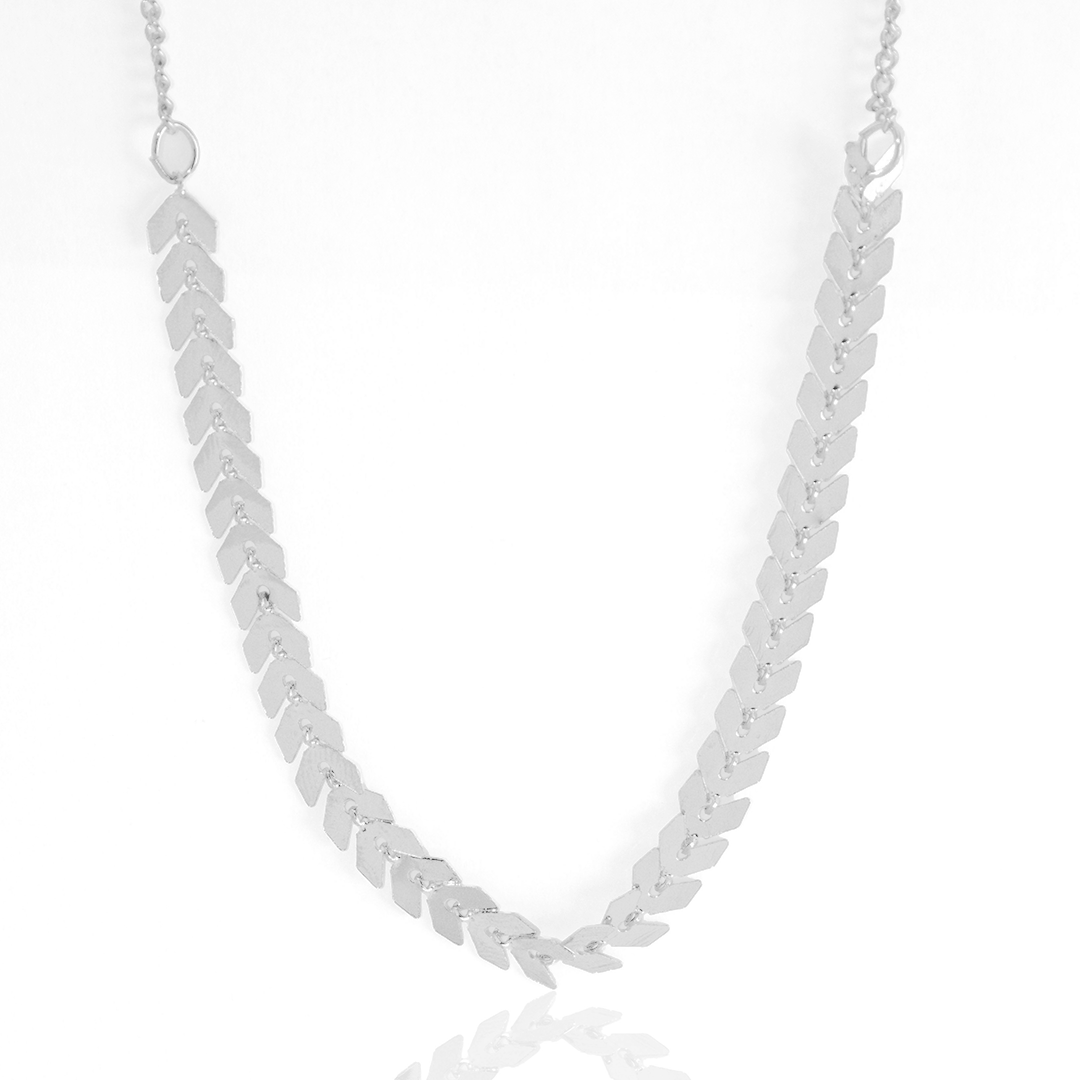 Colar Escamas Banhado