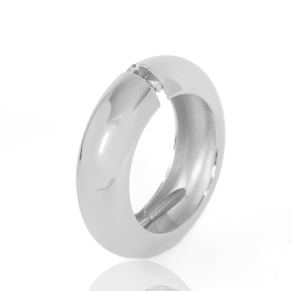 Bracelete Design Oval Liso Banhado