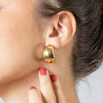 Brinco Argola Larga Banhado