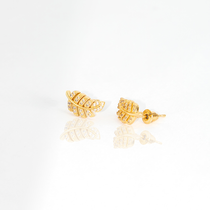 Brinco Costela De Adão Cravejado Banhado