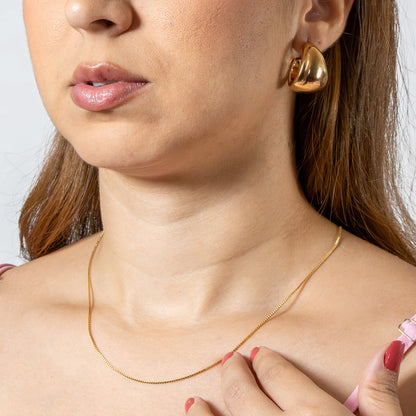 Brinco Argola Larga Banhado