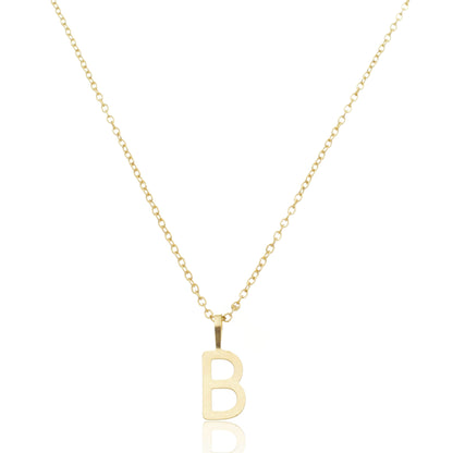 Colar Inicial Letra Banhado em Ouro 18k - Pague Apenas o Frete