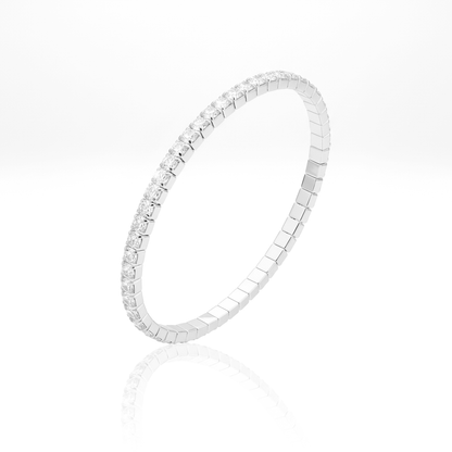 Pulseira Riviera Ajuste de Elastico Banhado