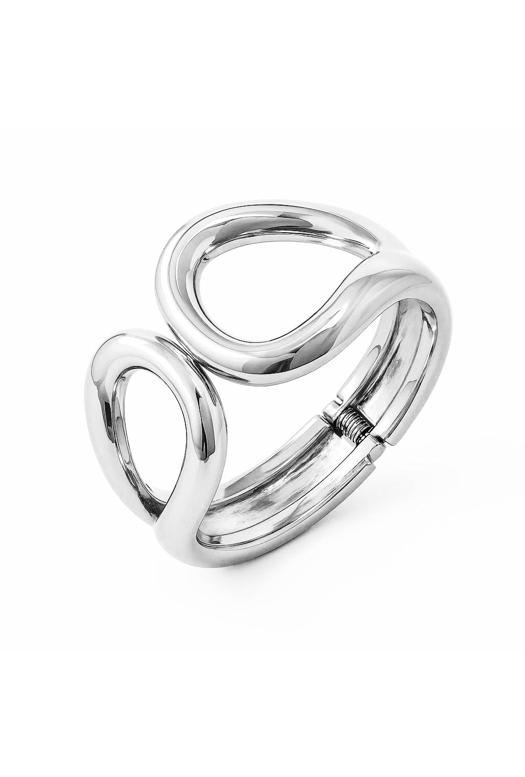 Bracelete Maximalista Gota Vazada Banhado