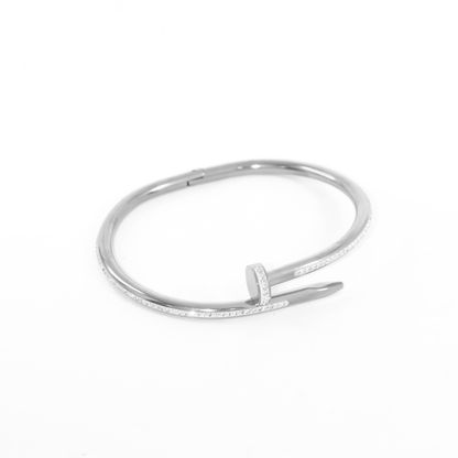 Bracelete Prego Cravejado Banhado