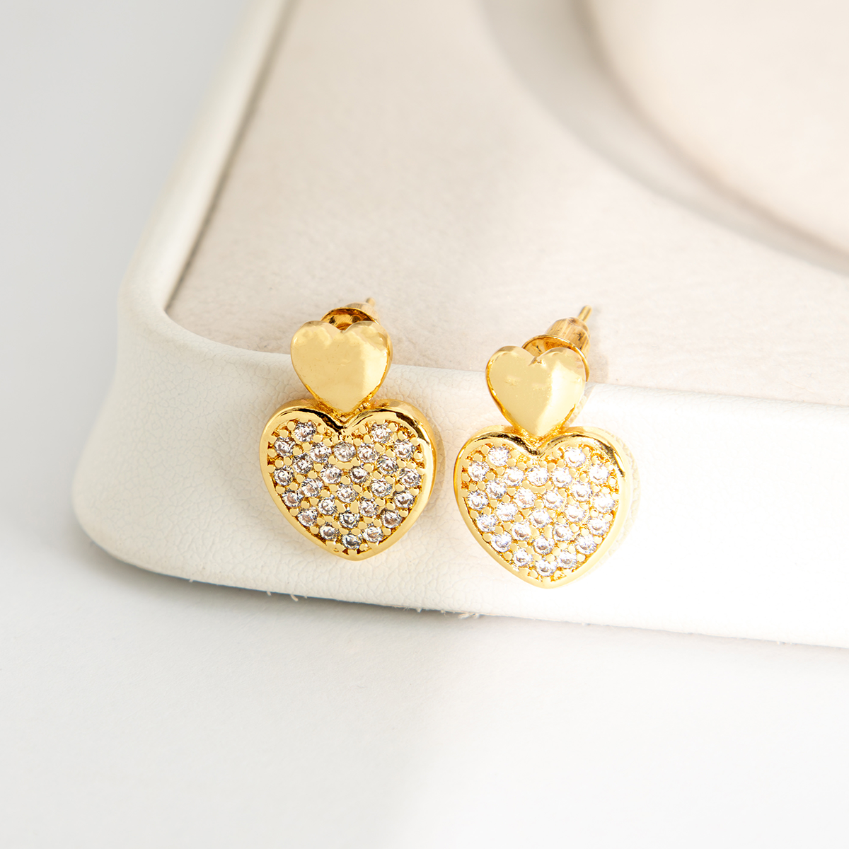 Brinco Amor Em Dobro Banhado