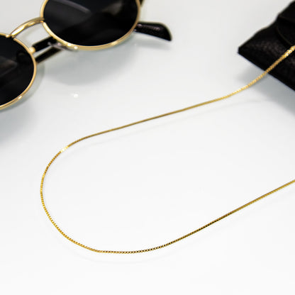 Colar Rabo de Rato 2mm Banhado em Ouro 18K