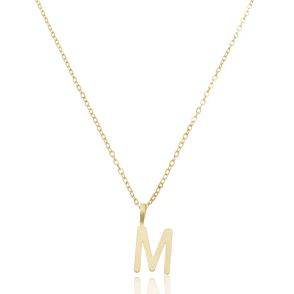 Colar Inicial Letra Banhado em Ouro 18k - Pague Apenas o Frete