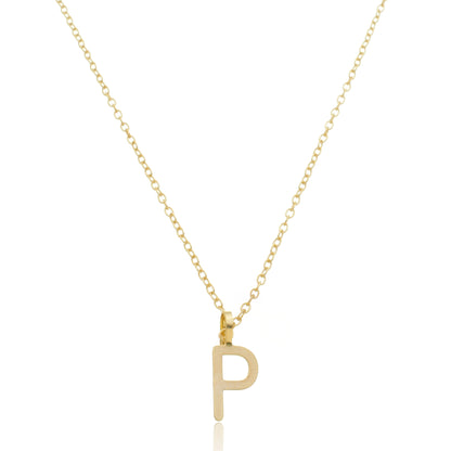 Colar Inicial Letra Banhado em Ouro 18k - Pague Apenas o Frete