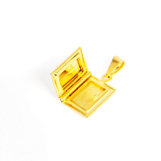 Pingente Bíblia Sagrada Banhada