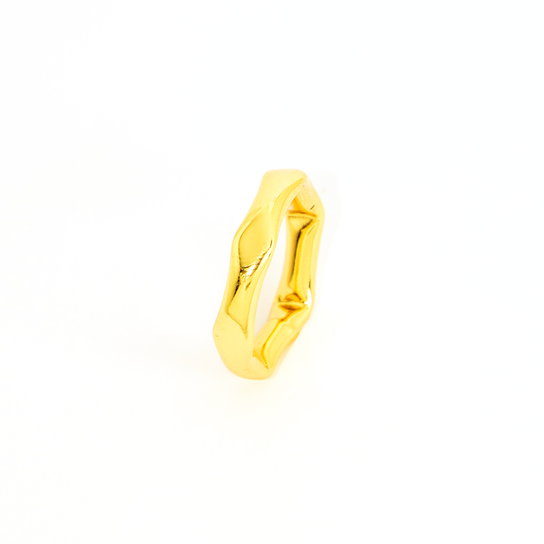 Anel Sextavado Banhado