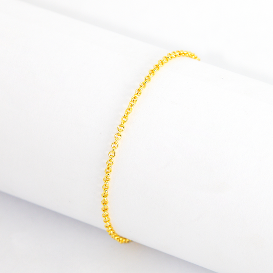 Pulseira Elo Português Banhado