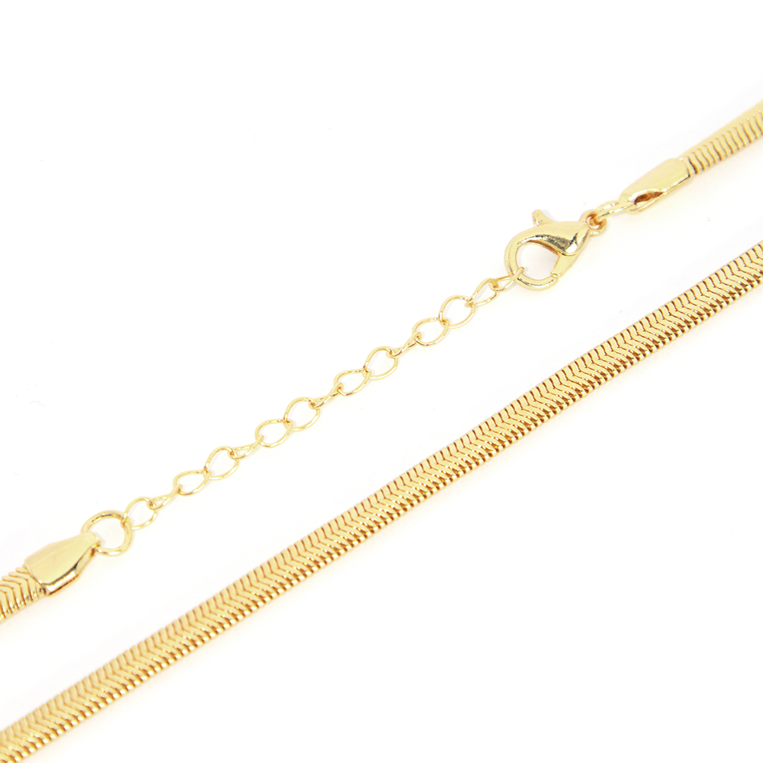 Colar Malha Snake 60 Cm