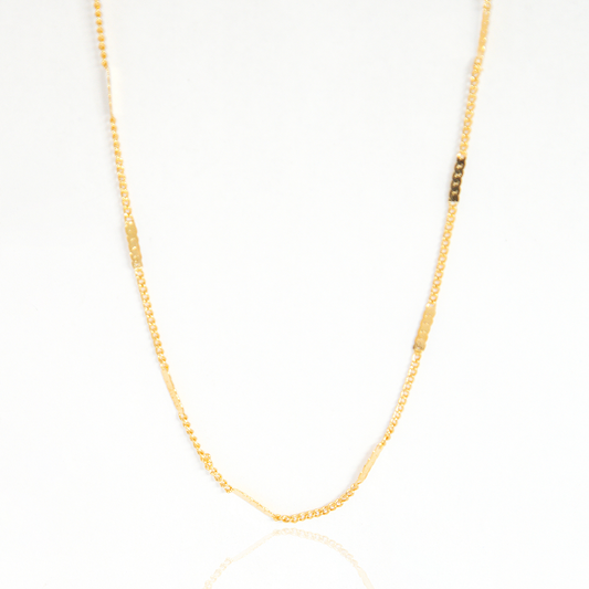 Colar Corrente Minimalista Banhado