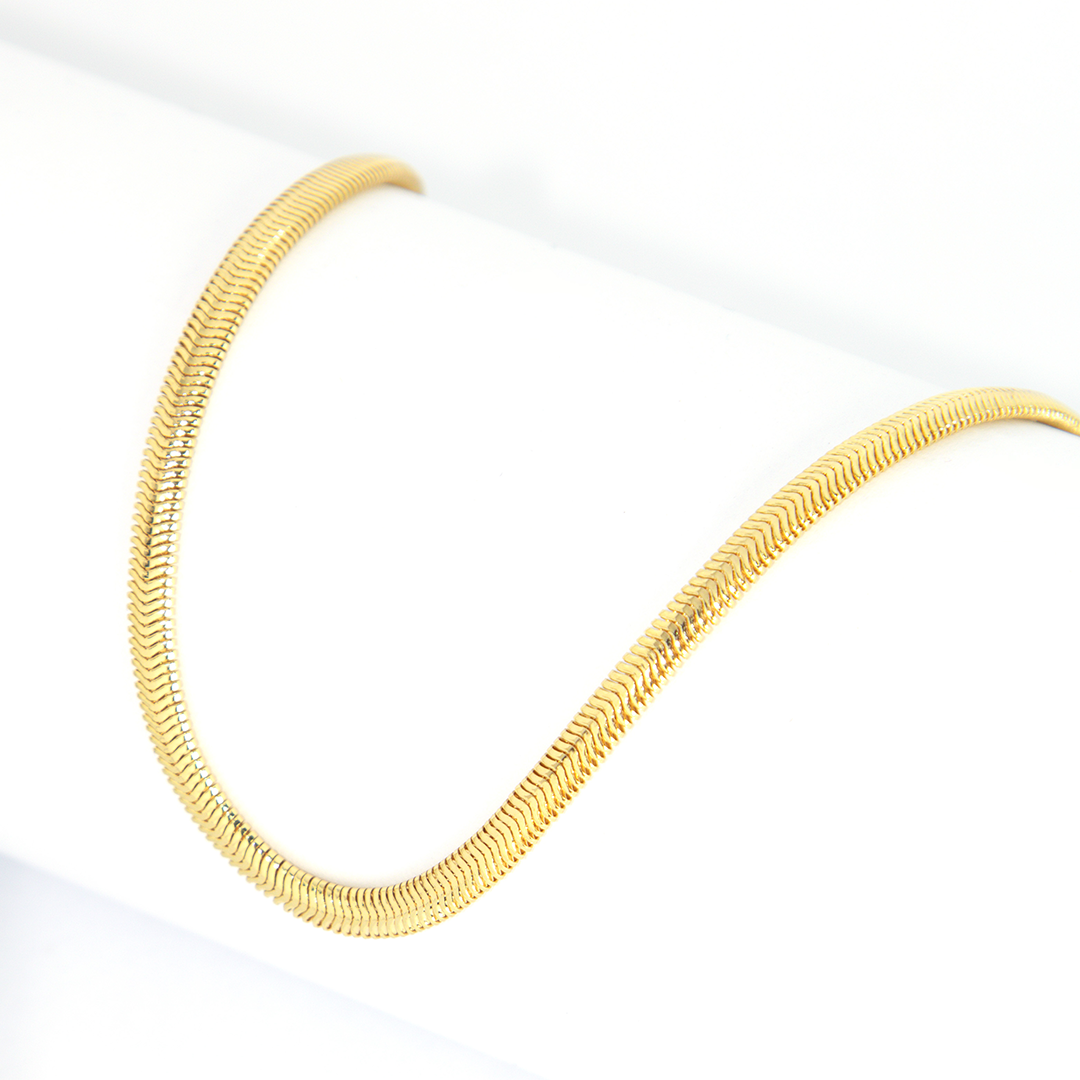 Colar Malha Snake 60 Cm