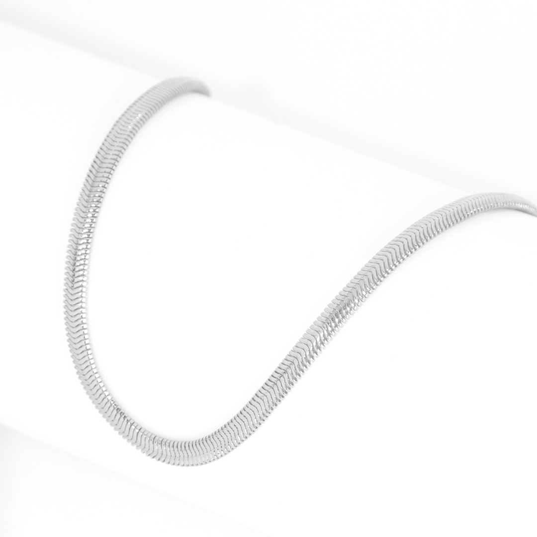 Colar Malha Snake 60 Cm