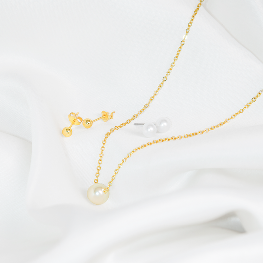 Kit Elegance Pérola Banhado