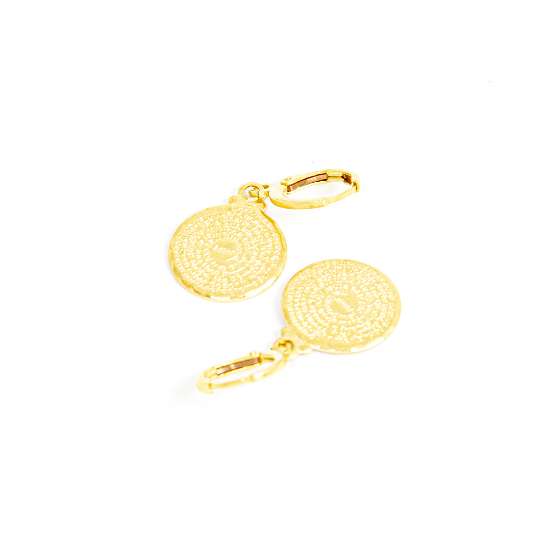 Brinco Oração Do Pai Nosso Banhado A Ouro