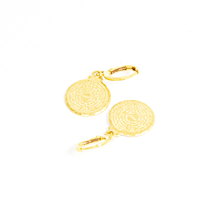 Brinco Oração Do Pai Nosso Banhado A Ouro