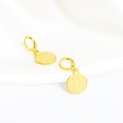 Brinco Oração Do Pai Nosso Banhado A Ouro