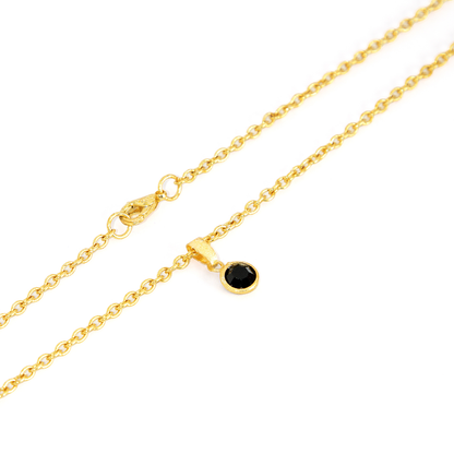 Colar Com Pingente de Ponto De Luz Colorido