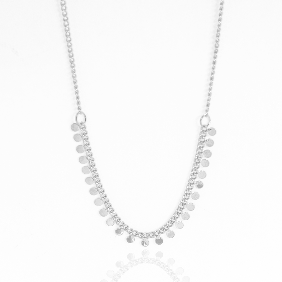 Colar Mini Medalinhas Banhado