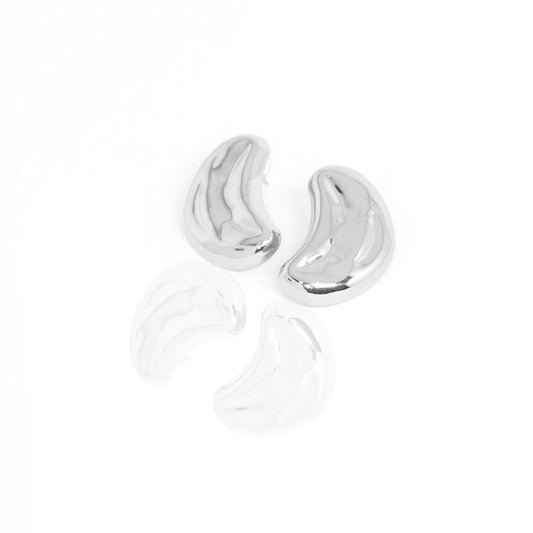 Brinco Escultura Orgânica Banhado