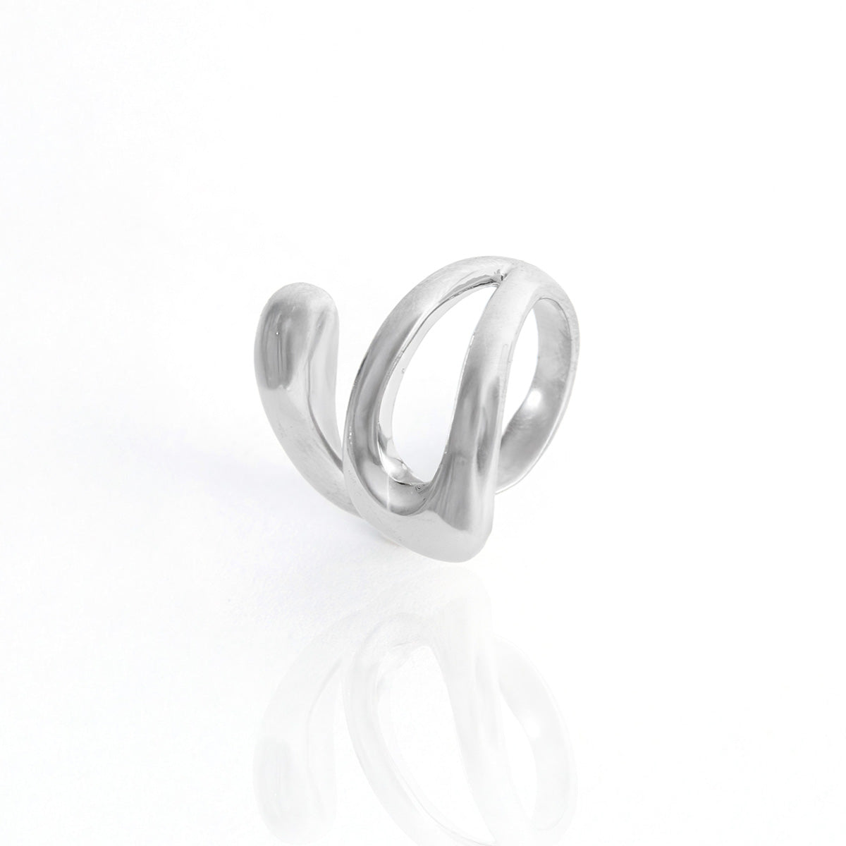 Anel Orgânico Regulável Gota Vazada