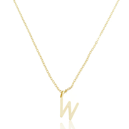 Colar Inicial Letra Banhado em Ouro 18k - Pague Apenas o Frete